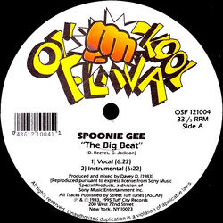 Spoonie Gee / MC Rock Lovely The Big Beat / One Time Two Time Blow Your Mind USED VINYL 12INCH 33 S RPM