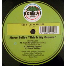 Marco Bailey This Is My Groove Vinyl 12" USED