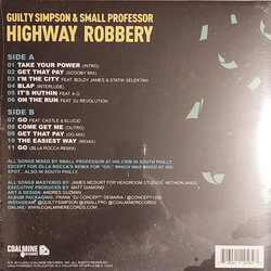 Guilty Simpson / Small Professor Highway Robbery Vinyl LP USED
