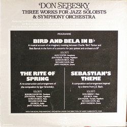 Don Sebesky Three Works For Jazz Soloists & Symphony Orchestra Vinyl LP USED