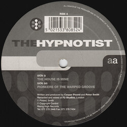 The Hypnotist The House Is Mine / Pioneers Of The Warped Groove Vinyl 12" USED