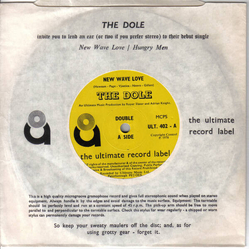 The Dole New Wave Love / Hungry Men Vinyl 7" USED