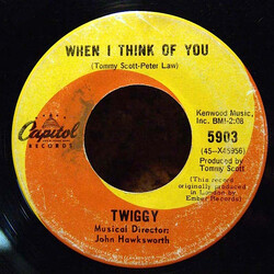 Twiggy (2) When I Think Of You / Over And Over Vinyl 7" USED