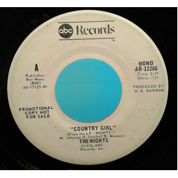 The Nights Country Girl / Let There Be Love Vinyl 7" USED