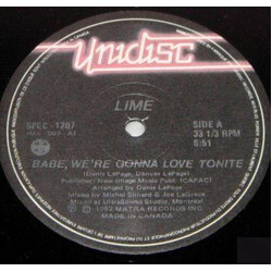 Lime (2) Babe, We're Gonna Love Tonite / You're My Magician Vinyl 12" USED
