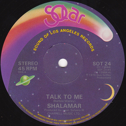 Shalamar Talk To Me Vinyl 12" USED