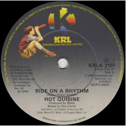 Hot Cuisine Ride On A Rhythm Vinyl 12" USED