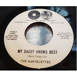 The Marvelettes My Daddy Knows Best / Tie A String Around Your Finger Vinyl 7" USED