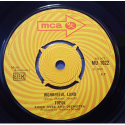 Topol / Roger Webb And His Orchestra Wonderful Land Vinyl 7" USED