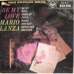 Mario Lanza Be My Love USED VINYL 7INCH 45 RPM EP