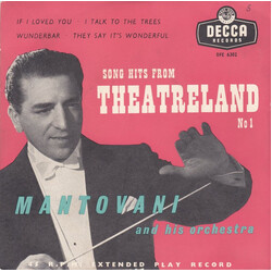 Mantovani And His Orchestra Song Hits From Theatreland USED VINYL 7INCH EP