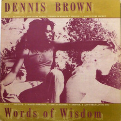 Dennis Brown Words Of Wisdom Vinyl LP USED
