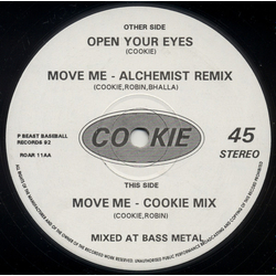 Cookie (3) Open Your Eyes / Move Me Vinyl 12" USED