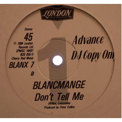 Blancmange Don't Tell Me Vinyl 12" USED