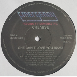 Chemise She Can't Love You Vinyl 12" USED
