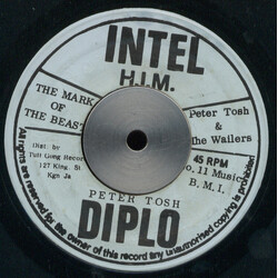 Peter Tosh / The Wailers The Mark Of The Beast Vinyl 7" USED