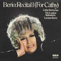 Luciano Berio / Cathy Berberian / London Sinfonietta Recital 1 (For Cathy) Vinyl LP USED