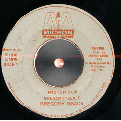 Gregory Isaacs Mister Cop Vinyl 7" USED