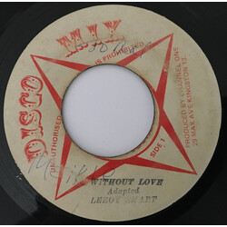Leroy Smart Without Love Vinyl 7" USED