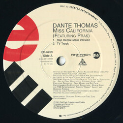 Dante Thomas / Pras Michel Miss California VINYL 12" USED
