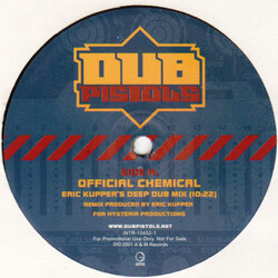 Dub Pistols Official Chemical USED VINYL 12INCH PROMO 33 S RPM