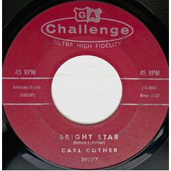 Carl Cotner Do You Know Why / Bright Star Vinyl 7" USED