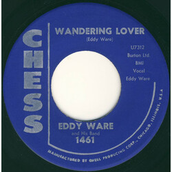 Eddie Ware And His Band Wandering Lover / Lima Beans Vinyl 7" USED