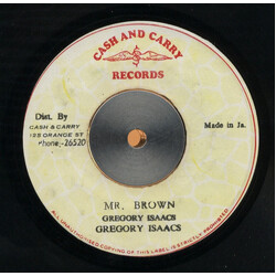 Gregory Isaacs Mr. Brown Vinyl 7" USED
