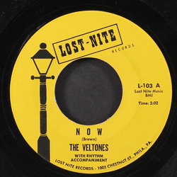 The Vel-Tones Now Vinyl 7" USED