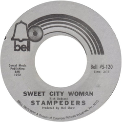 The Stampeders Sweet City Woman / Gator Road Vinyl 7" USED