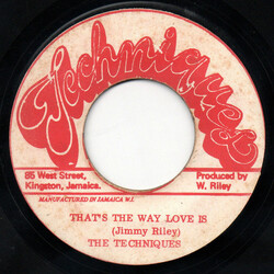The Techniques That's The Way Love Is Vinyl 7" USED