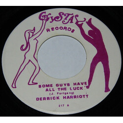 Derrick Harriott Some Guys Have All The Luck Vinyl 7" USED