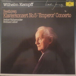 Wilhelm Kempff / Ludwig van Beethoven / Berliner Philharmoniker / Ferdinand Leitner Klavierkonzert No.5 - "Emperor" Concerto Vinyl LP USED