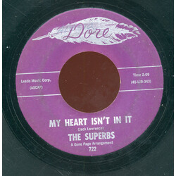 The Superbs (2) My Heart Isn't In It Vinyl 7" USED