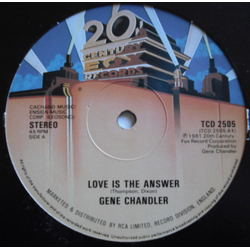 Gene Chandler Love Is The Answer Vinyl 12" USED