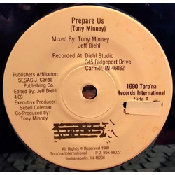 Tony Minney Prepare Us / I Just Want To Praise Him Vinyl 7" USED