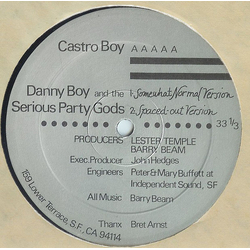 Danny Boy And The Serious Party Gods Castro Boy Vinyl 12" USED