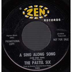 The Pastel Six A Sing A Long Song / The Strange Ghost Vinyl 7" USED