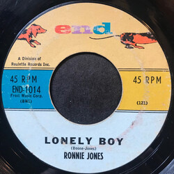 Ronnie Jones And His Classmates Lonely Boy Vinyl 7" USED