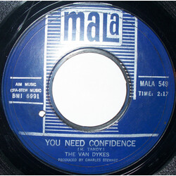 The Van Dykes You Need Confidence Vinyl 7" USED