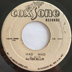 Alton Ellis Mad Mad Vinyl 7" USED