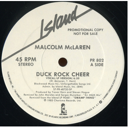 Malcolm McLaren Duck Rock Cheer Vinyl 12" USED