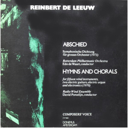 Reinbert de Leeuw Abschied / Hymns And Chorals Vinyl LP USED