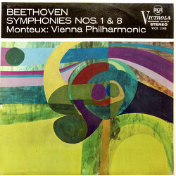 Ludwig Van Beethoven / Pierre Monteux / Wiener Philharmoniker Symphonies Nos. 1 & 8 Vinyl LP USED