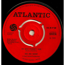 Dee Dee Sharp My Best Friend's Man Vinyl 7" USED