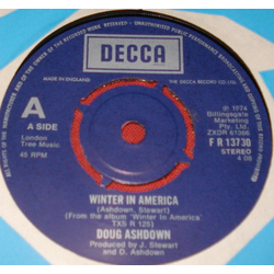 Doug Ashdown Winter In America Vinyl 7" USED