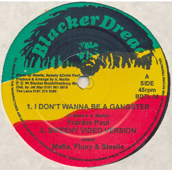 Frankie Paul I Don't Wanna Be A Gangster / Listen To The Vibes USED VINYL 12INCH