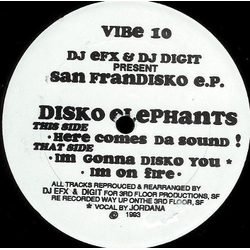 DJ EFX & DJ Digit / Disko Elephants San Frandisko E.P. Vinyl 12" USED