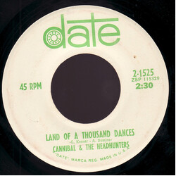 Cannibal & The Headhunters Land Of A Thousand Dances / Love Bird Vinyl 7" USED