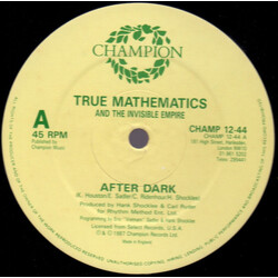 True Mathematics / The Invisible Empire (2) After Dark Vinyl 12" USED